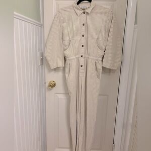 Vintage Striped Jumpsuit Size Medium